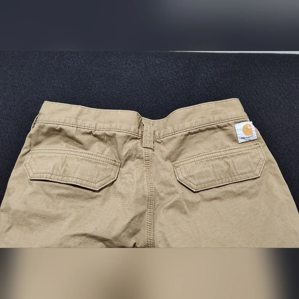 Carhartt Men's Relaxed Fit Straight Force Tan Cargo Pants, 30x30 - Picture 9 of 13